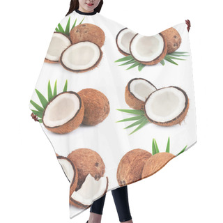 Personality  Collection Of Coconuts Hair Cutting Cape