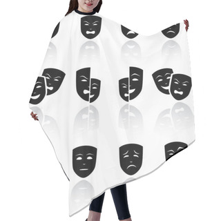 Personality  Theatrical Masks Hair Cutting Cape