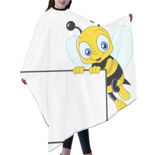 Personality  Cute Bee With Sign Hair Cutting Cape