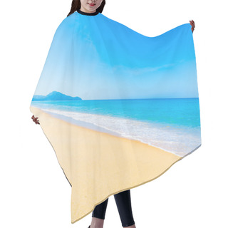 Personality  Beautiful Beach And Sea Hair Cutting Cape