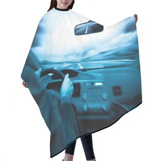 Personality  Speed Car Hair Cutting Cape