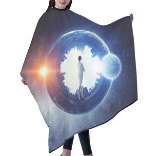 Personality  Thinking Wide And Global Hair Cutting Cape