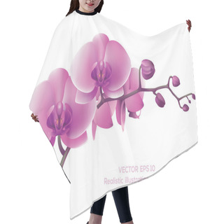 Personality  Pink Orchid Hair Cutting Cape
