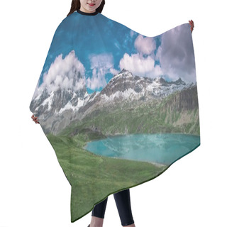 Personality  Panoramic View Of The South Face Of The Matterhorn. Hair Cutting Cape
