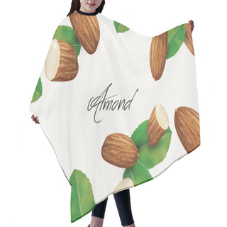 Personality  Almond And Leaf Element Hair Cutting Cape