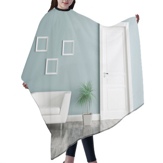 Personality  Interior With Door And Armchair Hair Cutting Cape