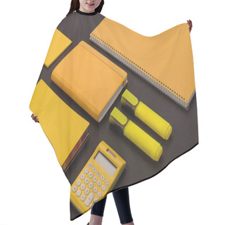 Personality  Composition Of School Supplies Hair Cutting Cape