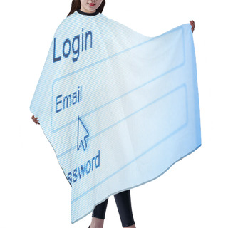 Personality  Login On Screen Hair Cutting Cape