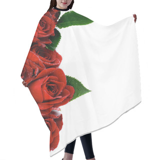 Personality  Red Roses Hair Cutting Cape