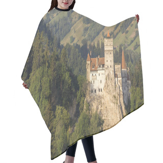 Personality  Dracula Castle In Bran At Sunrise Hair Cutting Cape