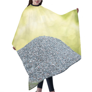 Personality  Grey Crushed Stone Hair Cutting Cape