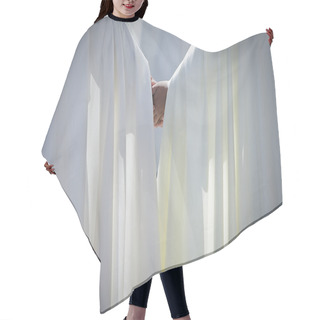 Personality  Two Penitents Hand In Hand In A Holy Week Procession Hair Cutting Cape