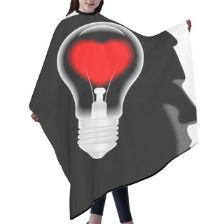 Personality  Head And Heart Hair Cutting Cape