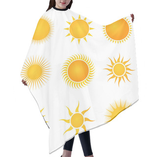 Personality  Sun Set Icons Hair Cutting Cape