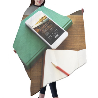 Personality  Diary For Notes And Smart Phone Hair Cutting Cape