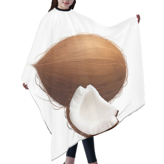 Personality  Realistic Coconut Exotic Composition Hair Cutting Cape