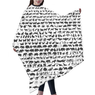 Personality  Animal Silhouettes Hair Cutting Cape