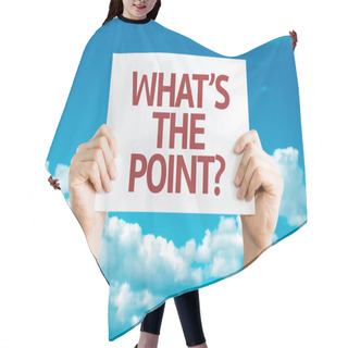 Personality  What's The Point? Card Hair Cutting Cape