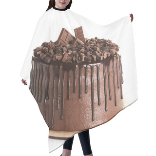 Personality  Chocolate Cake With Marshmallow Hair Cutting Cape