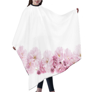 Personality  Cherry Blossoms Flower Border Hair Cutting Cape