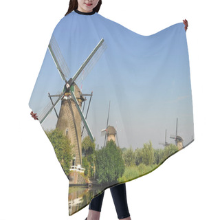 Personality  Dutch Mills Over A River Hair Cutting Cape