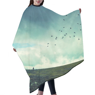 Personality  Wild Nature Hair Cutting Cape