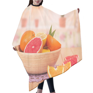Personality  Citrus Fruits Hair Cutting Cape