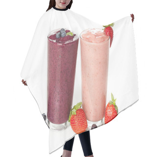 Personality  Fresh Blueberry And Strawberry Smoothie Hair Cutting Cape