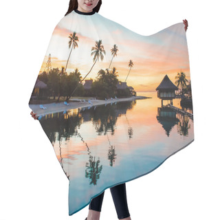 Personality  Tropical Sunset Hair Cutting Cape