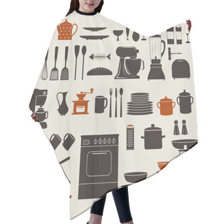 Personality  Kitchen Appliances Hair Cutting Cape