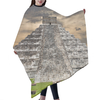 Personality  Ancient Mayan Pyramid Hair Cutting Cape