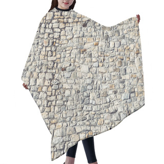 Personality  Close Up Of Old Stone Wall Background Hair Cutting Cape