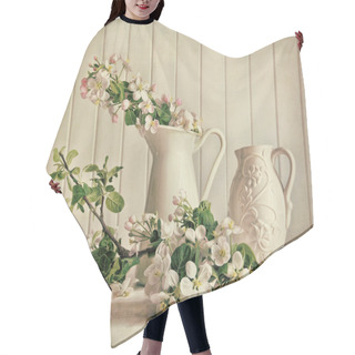 Personality  Apple Blossoms And Gift Tag Hair Cutting Cape