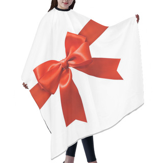Personality  Red Bow Hair Cutting Cape