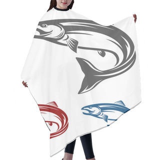 Personality  Salmon Fish Hair Cutting Cape