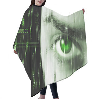 Personality  Abstract Matrix Hair Cutting Cape