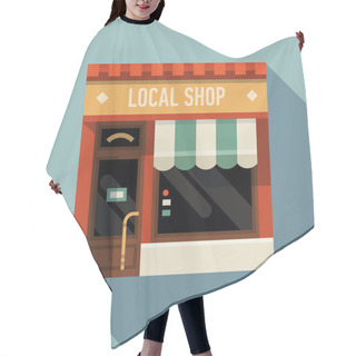 Personality  Local Shop Store Facade Hair Cutting Cape