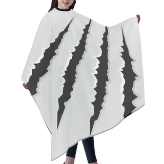 Personality  Monster Claw Scratch Hair Cutting Cape