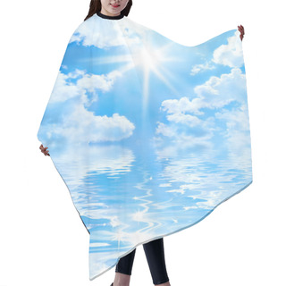 Personality  Solar Sky Background Hair Cutting Cape