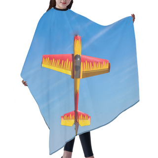 Personality  Flying The Plane Performs Aerobatics In The Sky Hair Cutting Cape
