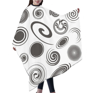Personality  Spirals Hair Cutting Cape