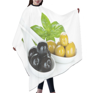 Personality  Green And Black Olives Hair Cutting Cape