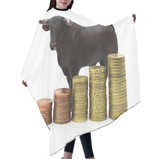 Personality  Bull Market On Stock Exchange Hair Cutting Cape