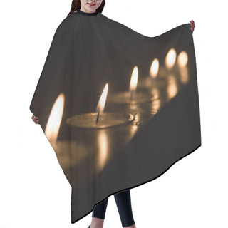 Personality  Candle Light Hair Cutting Cape