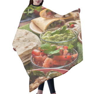 Personality  Traditional Mexican Food Hair Cutting Cape