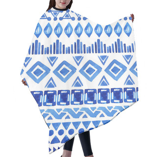 Personality  Seamless Aztec Pattern. Hair Cutting Cape