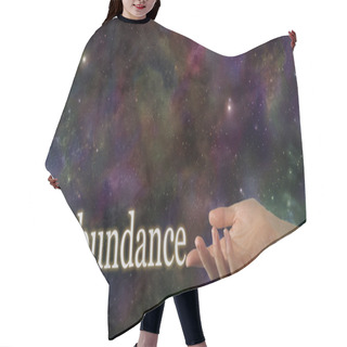 Personality  Universal Abundance Website Header Hair Cutting Cape