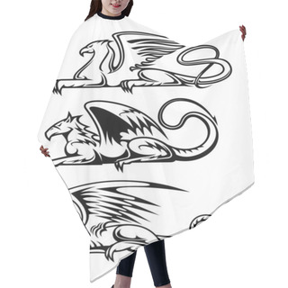 Personality  Medieval Gryphons Set Hair Cutting Cape