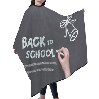 Personality  Back To School Lettering On Blackboard Hair Cutting Cape