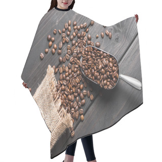 Personality  Coffee Beans In Sack Hair Cutting Cape